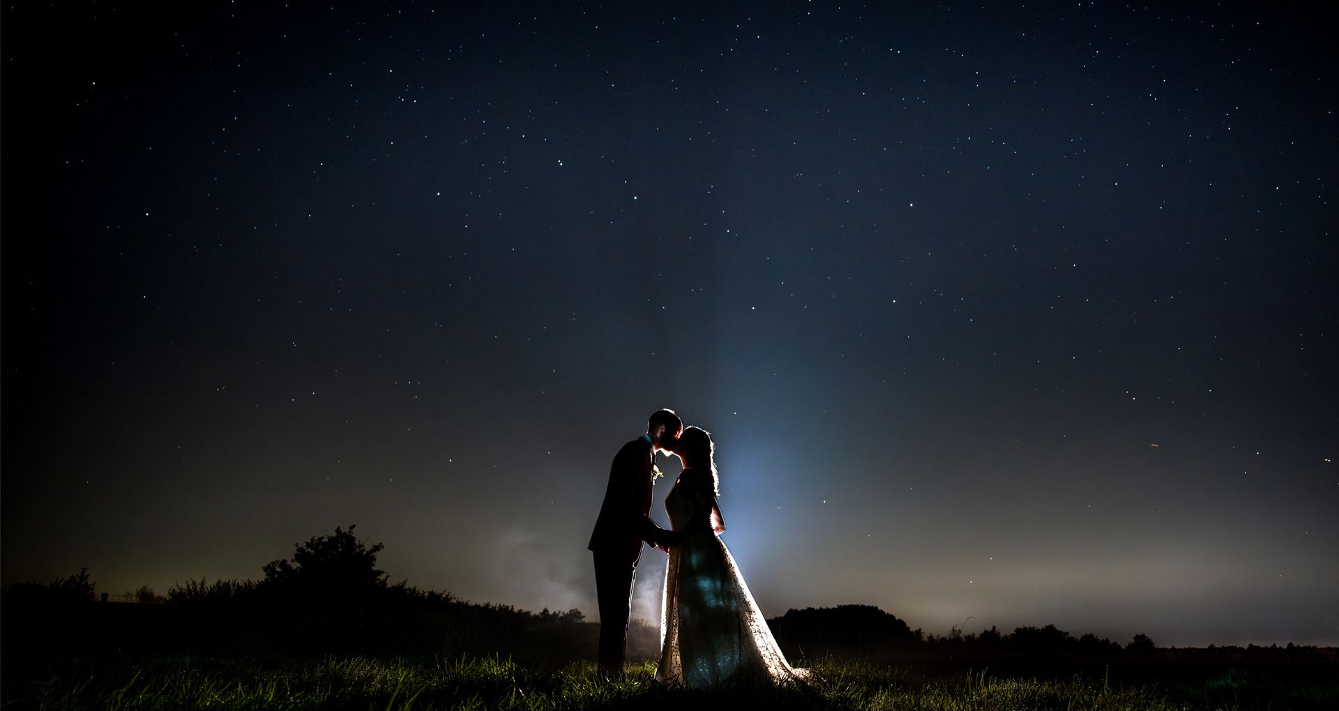 Trouwfotograaf onder de sterren